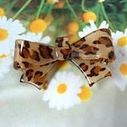 Angelove - Leopard-Print Bow Hair Pin