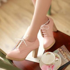 Colorful Shoes - Oxford Pumps Colorful Shoes - Oxford Pumps