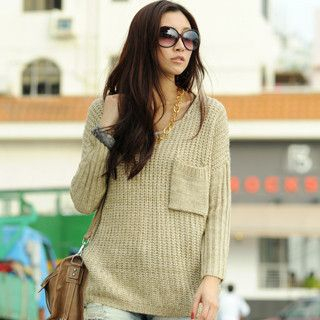 Pocket-Front Sweater