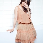 ZOO - Mesh-Trim Sleeveless Dress