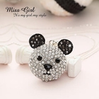 Miss Girl - Rhinestone Bear Pendant