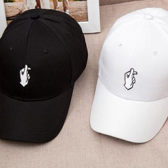 Buttercap - Embroidered Snapping Hand Baseball Cap Buttercap - Embroidered Snapping Hand Baseball Cap