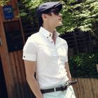 Groove9 - Contrast-Button Shirt