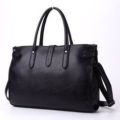 TESU - Faux Leather Tote Bag TESU - Faux Leather Tote Bag