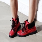 kenzi w - Lace-Up Folded Ankle Boots