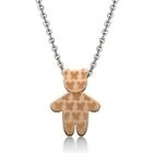 Kenny & co. - Ip Rose Gold Butterfly Kenny Bear Pendant with Necklace



