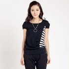 O.SA - Stripe-Detail Top