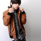 SeventyAge - Faux-Leather Biker Jacket