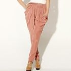 MISSTHEA - Chain-Accent Harem Pants