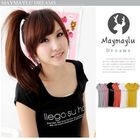 Maymaylu Dreams - Hooded Scoop Neck Short-Sleeve Dress