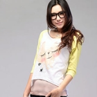 Ando Store - Rabbit Raglan Print T-Shirt
