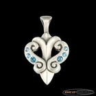 BICO - Swarovski Crystal Lyre Pendant