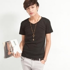 Free Shop - V-Neck Short-Sleeve T-Shirt