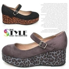 Marcella - Platform Mary Jane Wedges