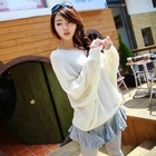 HARU - Boatneck Dolman-Sleeve Knit Top
