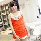BAIMM - Woven Neckline Tank Top