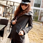 Ando Store - Faux-Fur-Trim Hooded Jacket