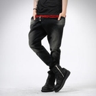 deepstyle - Double Zip Washed Jeans