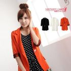 Maymaylu Dreams - Laced-Cuff Single-Breasted Blazer