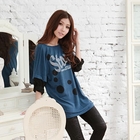 RingBear - Inset Long Sleeve Printed Tee