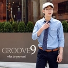 Groove9 - 3/4-Sleeve Denim Shirt