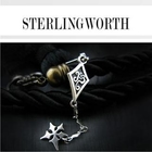 Sterlingworth - Engraved Sliver Drop Earrings