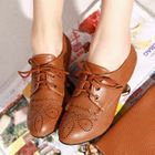 Smoothie - Perforated Layered Oxford Pumps