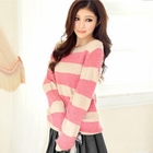 Tokyo Fashion - Striped Furry-Knit Sweater
