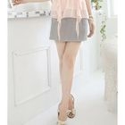 Tokyo Fashion - Button-Detail Pleated Skirt