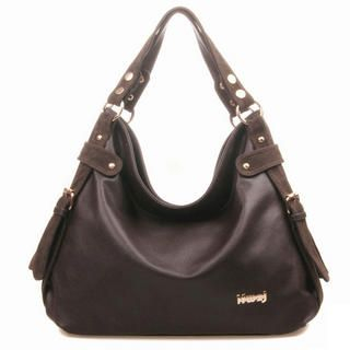 Faux-Suede-Trim Belted Hobo Bag Faux-Suede-Trim Belted Hobo Bag