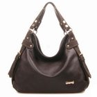 Smoothie - Faux-Suede-Trim Belted Hobo Bag