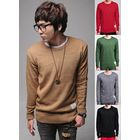 SLIM&FIT - Round Neck Knit Top