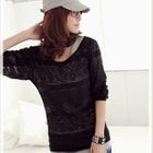 PUFFY - Open-Knit Top