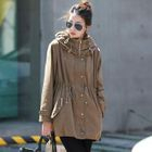 Celli Girl - Hooded Drawstring-Waist Jacket 