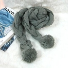 Angelove - Pompom-Accent Scarf