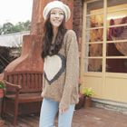 CatWorld - Heart-Print Knit Top