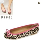 HOBAK girls - Beribboned Leopard-Print Flats