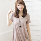 F-DNA - Mock Two-Piece Short Sleeve Long T-Shirt