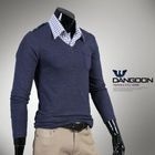 DANGOON - Pocket-Accent V-Neck Top