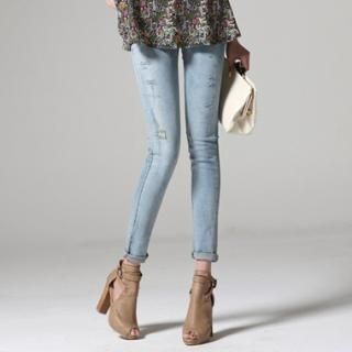 Washed Skinny Jeans