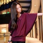 Tokyo Fashion - Flutter-Sleeve Bow-Accent Top