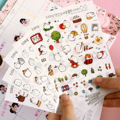 OH.LEELY - Set of 6: Molang Stickers OH.LEELY - Set of 6: Molang Stickers