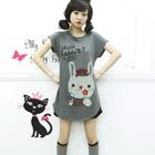Dodostyle - Short-Sleeve Rabbit Print T-Shirt