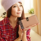 PG Beauty - Two-Tone Snap-Button Long Wallet