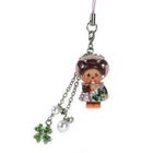 Atelier - Mobile Strap with Clover MCC Girl Monchhichi Atelier - Mobile Strap with Clover MCC Girl Monchhichi