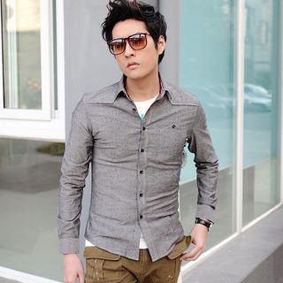 Dot Print Cotton Shirt Dot Print Cotton Shirt