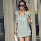 PUFFY - Pleated Chiffon Top