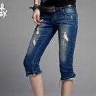 Othermix - Distressed Cropped Jeans