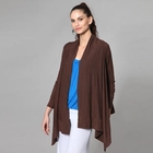 Almaz.C Lifestyle - Asymmetric-Hem Open Cardigan