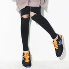 Beccgirl - Zipper Accent Leggings